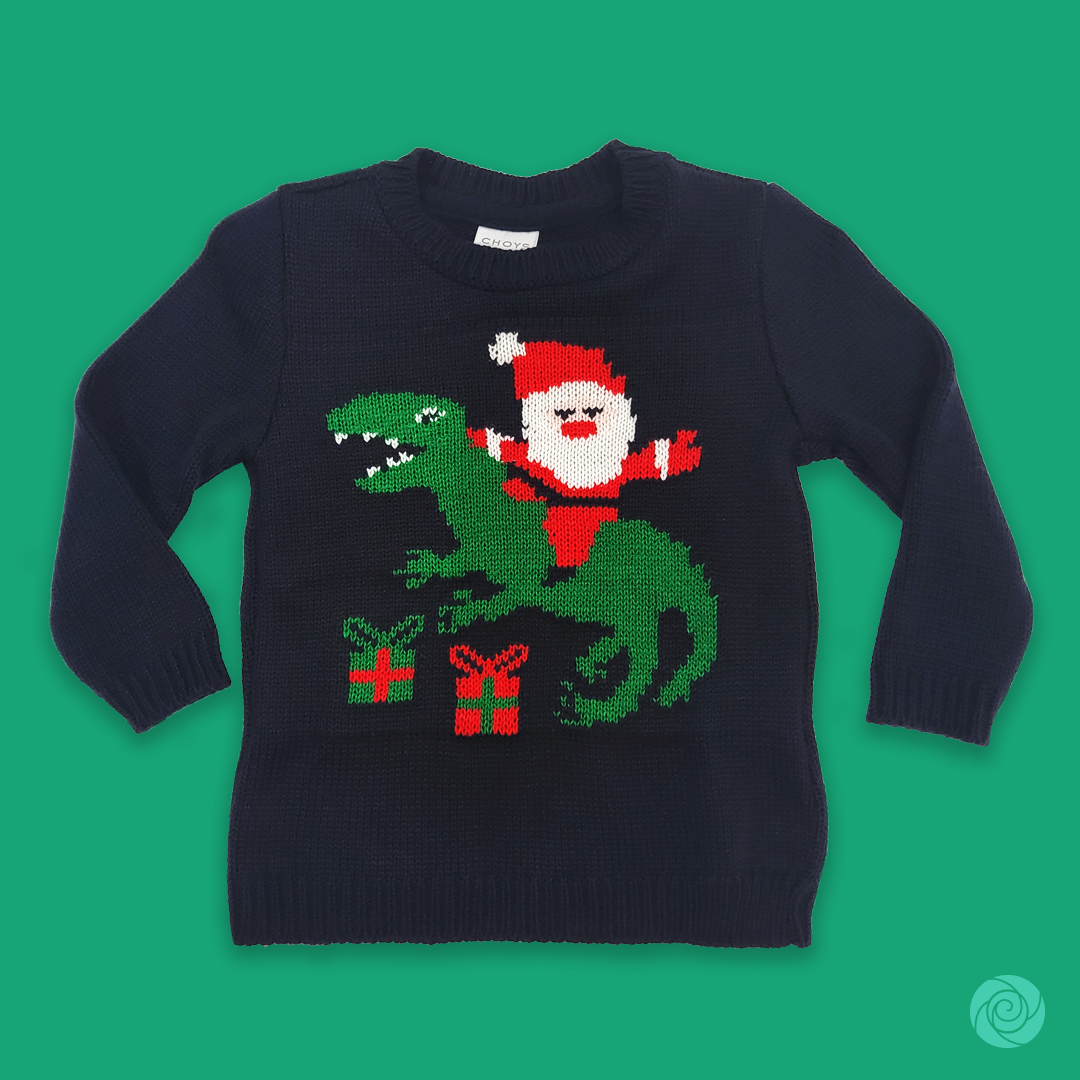 Suéter Santa Dino