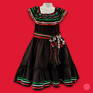 Vestido Mexicano Negro