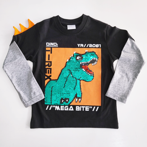 Camiseta Dino Lentejuela